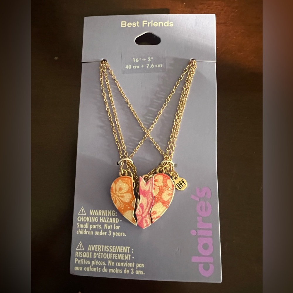 Claire’s Best Friends Necklace.